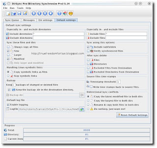 DirSyncPro Sincronizzare più Cartelle 1.31 - Linux Freedom